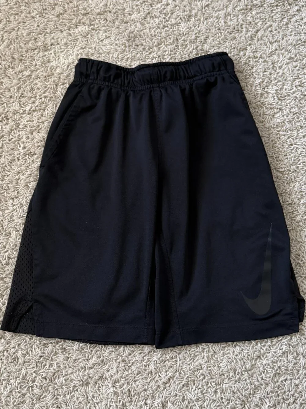 Nike Boys Athletic Shorts Bundle Black Blue Size L